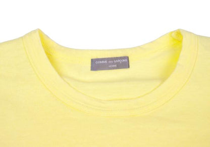 COMME des GARCONS HOMME Cotton T-Shirt Light Yellow Size M