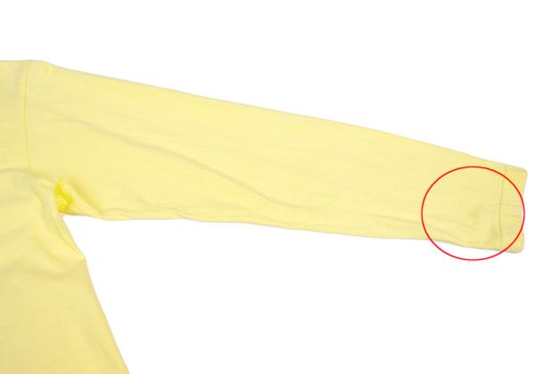 COMME des GARCONS HOMME Cotton T-Shirt Light Yellow Size M