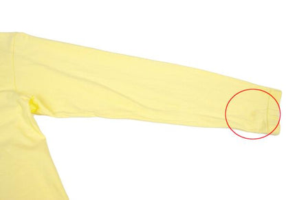 COMME des GARCONS HOMME Cotton T-Shirt Light Yellow Size M