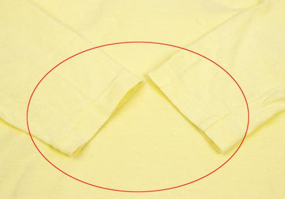 COMME des GARCONS HOMME Cotton T-Shirt Light Yellow Size M
