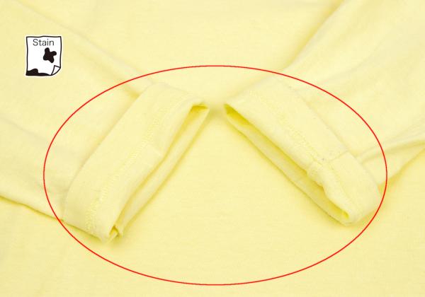 COMME des GARCONS HOMME Cotton T-Shirt Light Yellow Size M