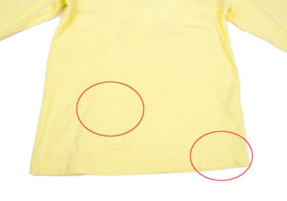 COMME des GARCONS HOMME Cotton T-Shirt Light Yellow Size M