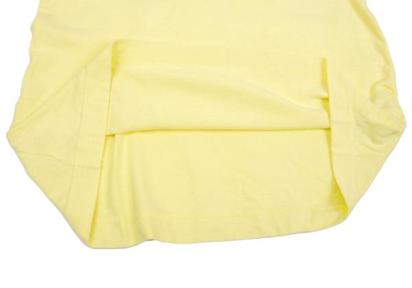 COMME des GARCONS HOMME Cotton T-Shirt Light Yellow Size M