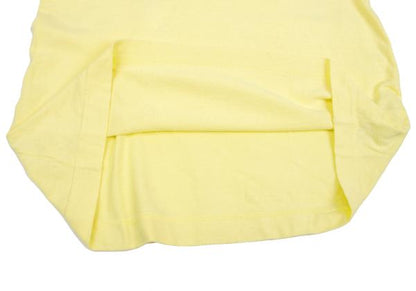 COMME des GARCONS HOMME Cotton T-Shirt Light Yellow Size M