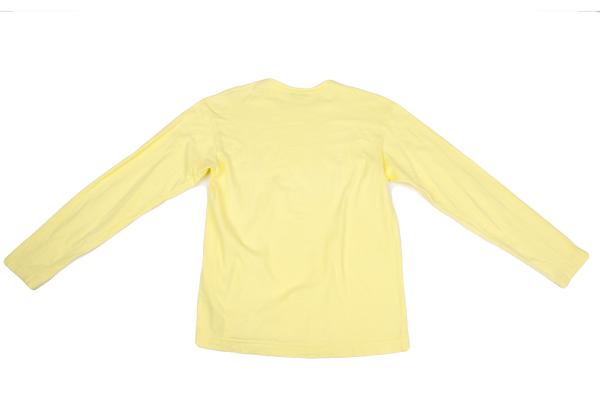 COMME des GARCONS HOMME Cotton T-Shirt Light Yellow Size M
