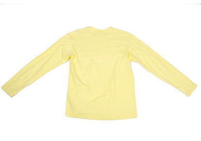 COMME des GARCONS HOMME Cotton T-Shirt Light Yellow Size M