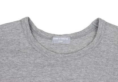 COMME des GARCONS HOMME Bicolor Sleeve T-Shirt Gray Size L