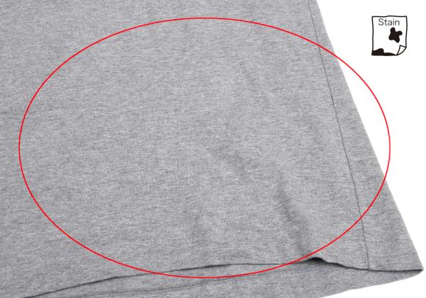 COMME des GARCONS HOMME Bicolor Sleeve T-Shirt Gray Size L