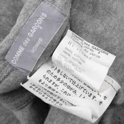 COMME des GARCONS HOMME Bicolor Sleeve T-Shirt Gray Size L