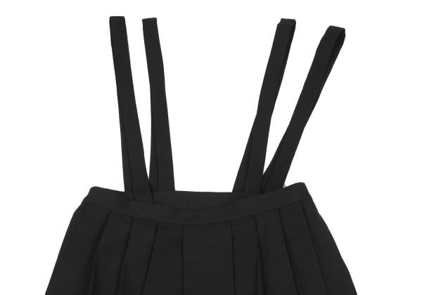 Yohji Yamamoto FEMME Wool Serge Pleated Skirt Black Size 1