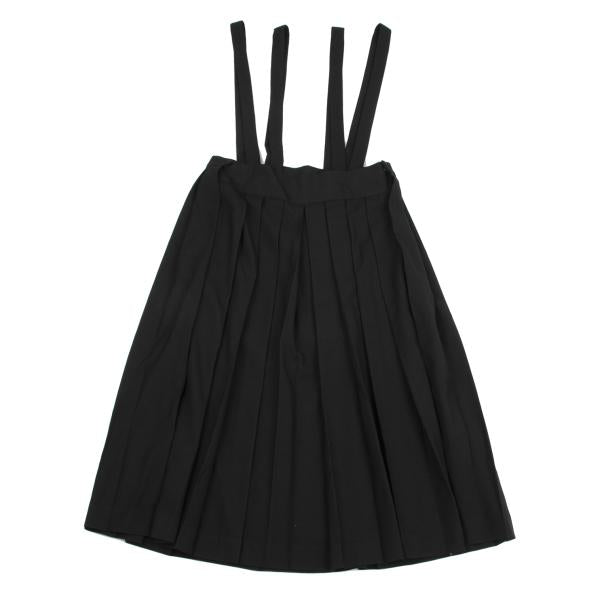 Yohji Yamamoto FEMME Wool Serge Pleated Skirt Black Size 1