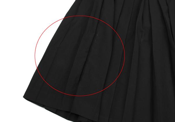 Yohji Yamamoto FEMME Wool Serge Pleated Skirt Black Size 1