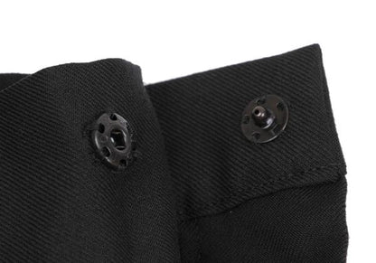 Yohji Yamamoto FEMME Wool Serge Pleated Skirt Black Size 1
