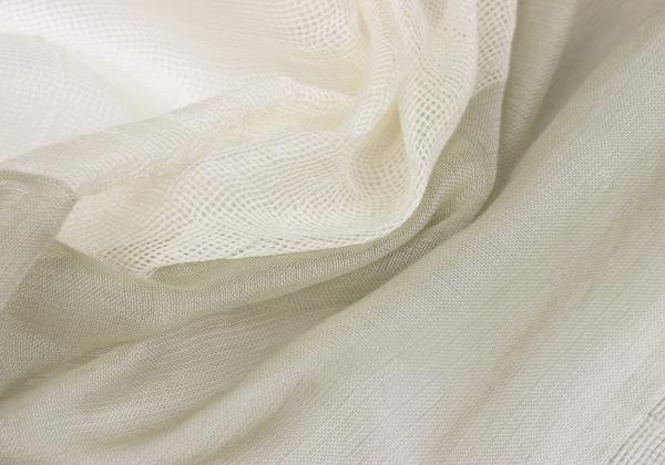 Yohji Yamamoto FEMME Bicolor Light Khaki Stole