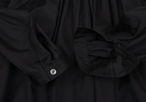 COMME des GARCONS Cotton Gather Design Blouse Black Size S