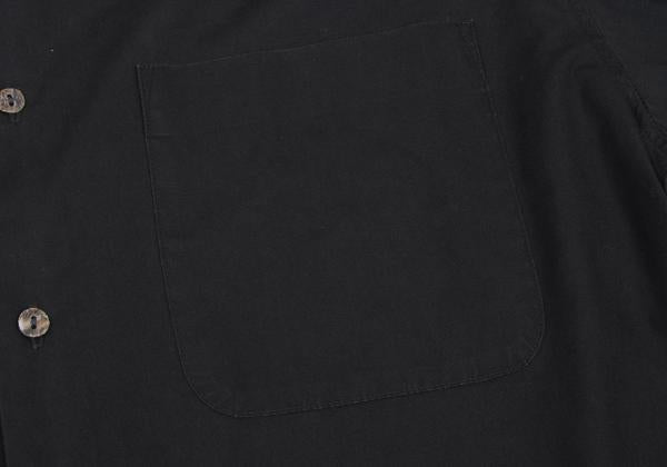 Jean Paul GAULTIER CLASSIQUE Logo Plate Shirt Black Size 48