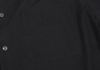 Jean Paul GAULTIER CLASSIQUE Logo Plate Shirt Black Size 48