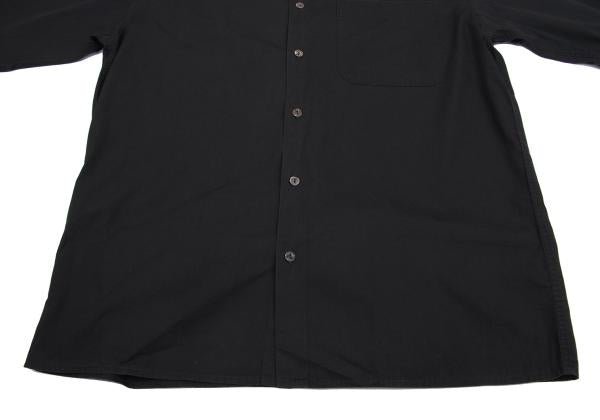 Jean Paul GAULTIER CLASSIQUE Logo Plate Shirt Black Size 48
