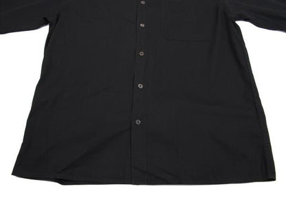Jean Paul GAULTIER CLASSIQUE Logo Plate Shirt Black Size 48