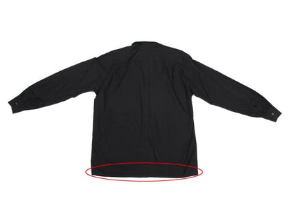 Jean Paul GAULTIER CLASSIQUE Logo Plate Shirt Black Size 48