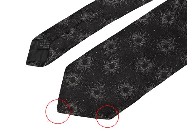 Jean Paul GAULTIER HOMME Dot Emblem Embroidered Tie
