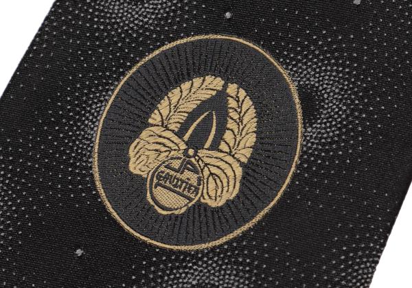 Jean Paul GAULTIER HOMME Dot Emblem Embroidered Tie