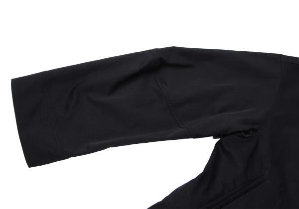 zucca 22SS Poly Frill Hem Zip Jacket Navy Size M