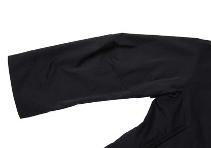 zucca 22SS Poly Frill Hem Zip Jacket Navy Size M