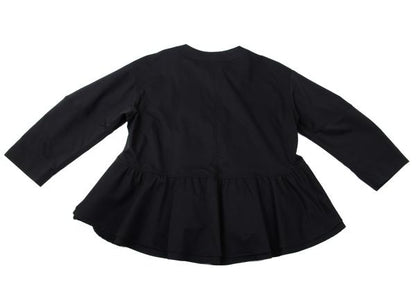 zucca 22SS Poly Frill Hem Zip Jacket Navy Size M