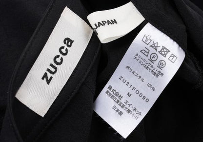 zucca 22SS Poly Frill Hem Zip Jacket Navy Size M