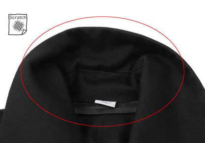 VIKTOR&ROLF Wool Half Trench Coat Black Size 40