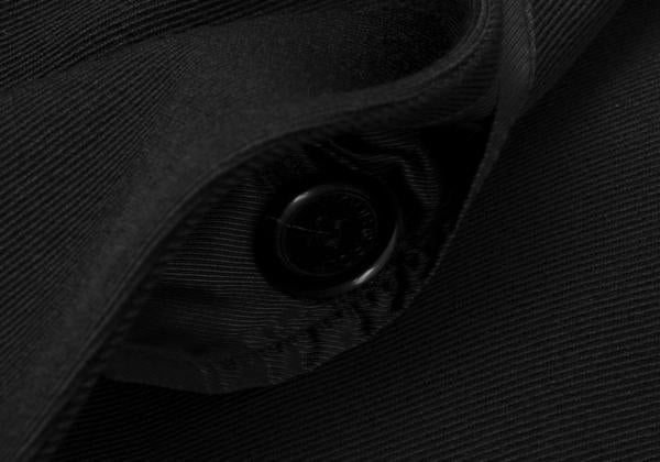 VIKTOR&ROLF Wool Half Trench Coat Black Size 40