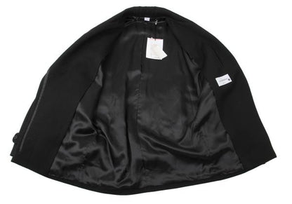 VIKTOR&ROLF Wool Half Trench Coat Black Size 40