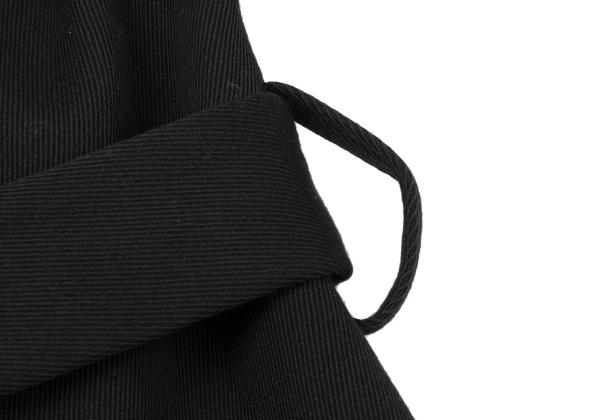 VIKTOR&ROLF Wool Half Trench Coat Black Size 40