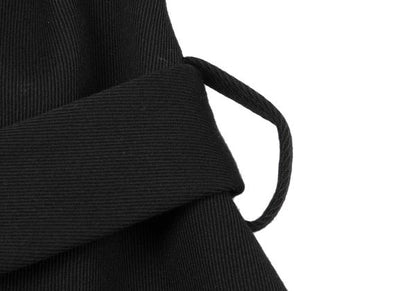 VIKTOR&ROLF Wool Half Trench Coat Black Size 40