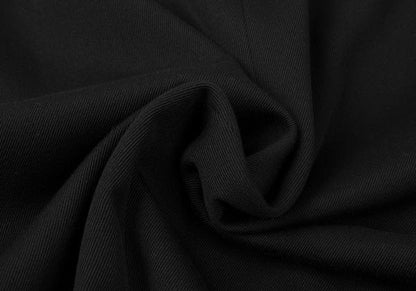 VIKTOR&ROLF Wool Half Trench Coat Black Size 40