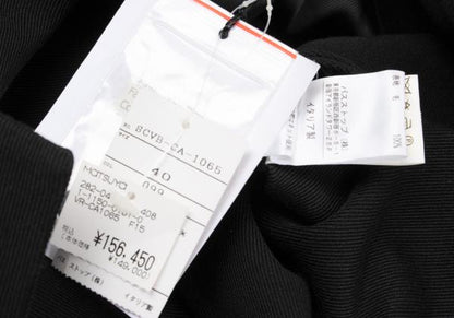 VIKTOR&ROLF Wool Half Trench Coat Black Size 40