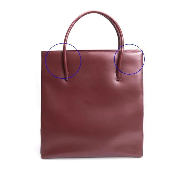 Cartier Must Line Leather Tote Bag Red