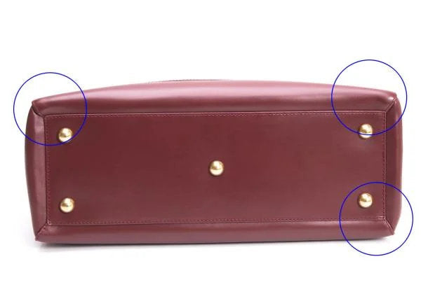 Cartier Must Line Leather Tote Bag Red