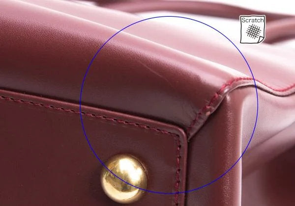 Cartier Must Line Leather Tote Bag Red