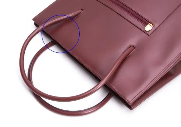 Cartier Must Line Leather Tote Bag Red