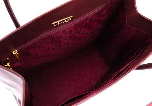 Cartier Must Line Leather Tote Bag Red