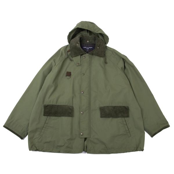 COMME des GARCONS HOMME Corduroy Panel Jacket Khaki Size M