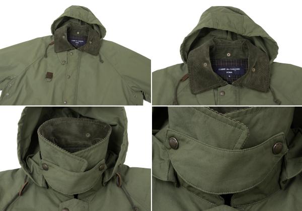 COMME des GARCONS HOMME Corduroy Panel Jacket Khaki Size M