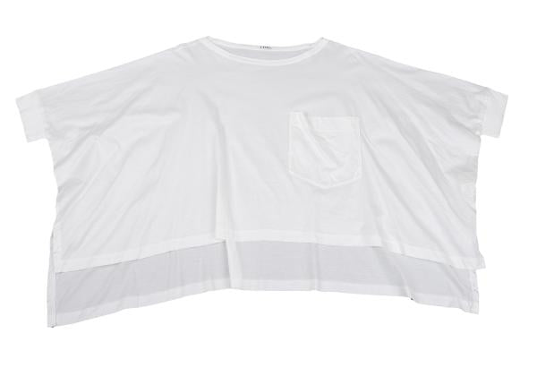 LIMI feu 22SS Pocket Design Wide T-Shirt White Size 2