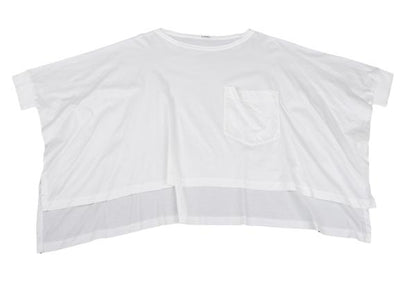 LIMI feu 22SS Pocket Design Wide T-Shirt White Size 2