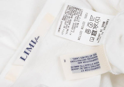 LIMI feu 22SS Pocket Design Wide T-Shirt White Size 2