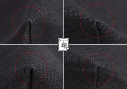 Ground Y Logo Print Canvas Tote Bag Black