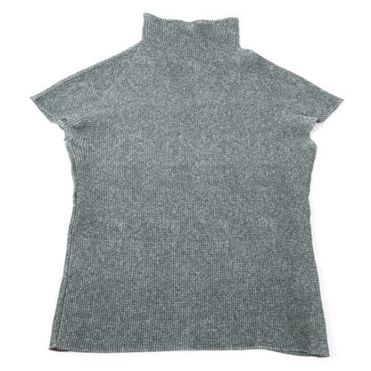 ISSEY MIYAKE PLEATS (T.) Fabric Print T-Shirt Gray Size 3