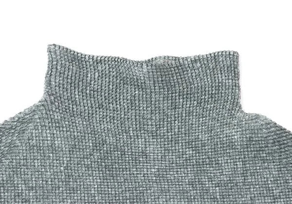 ISSEY MIYAKE PLEATS (T.) Fabric Print T-Shirt Gray Size 3